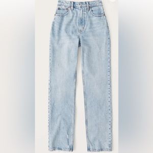 Abercrombie & Fitch 90’s ultra high rise curve love jeans